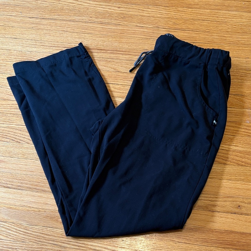 Beyond Scrubs Women's Straight Leg Pants - Small, Black
